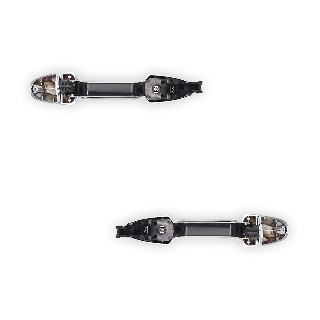 Toyota Hilux N80 (2015 - 2025) Rear Chrome Outer Door Handle Covers LH + RH