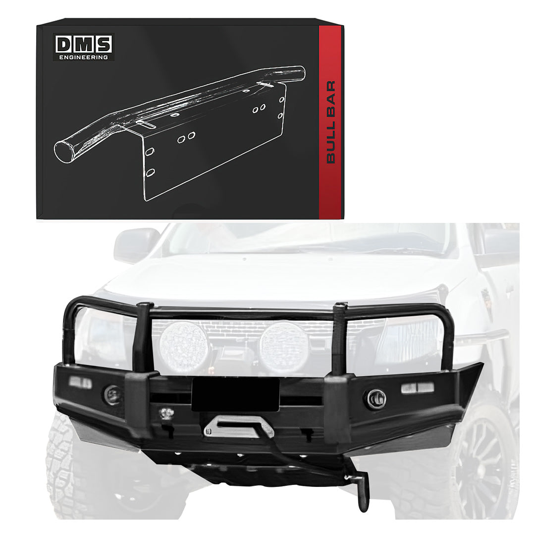 Ford Ranger PK MK1 (2011 - 2015) Steel Bull Bar + LED Lights