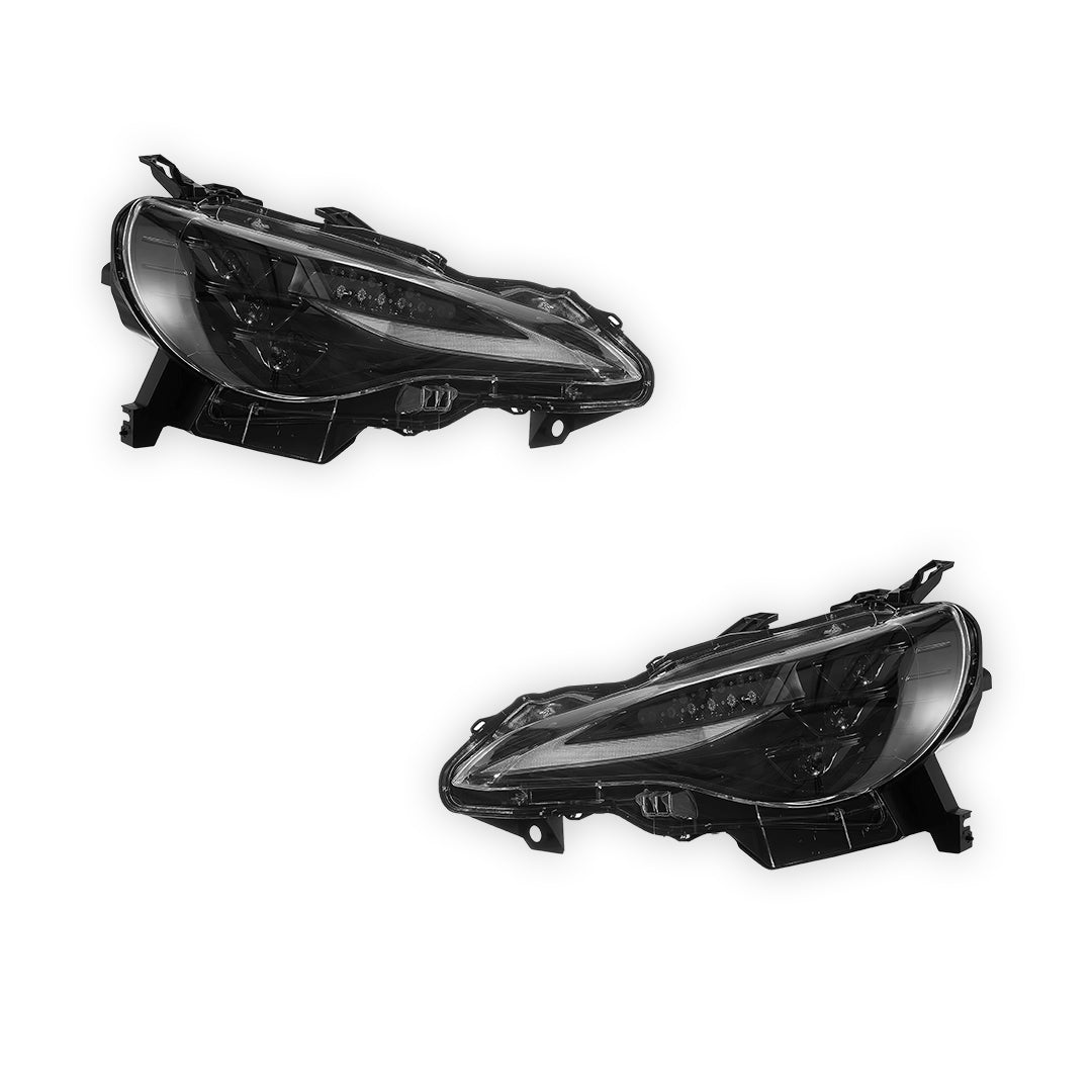 Toyota 86 / FT86 / GT86 (2012 - 2021) Sequential RGB DRL Full LED Projector Headlights LH + RH