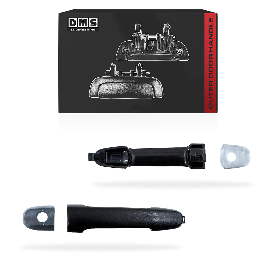 Toyota HiLux N70 (2011 - 2015) Front Black Outer Without Key Hole Door Handles LH + RH