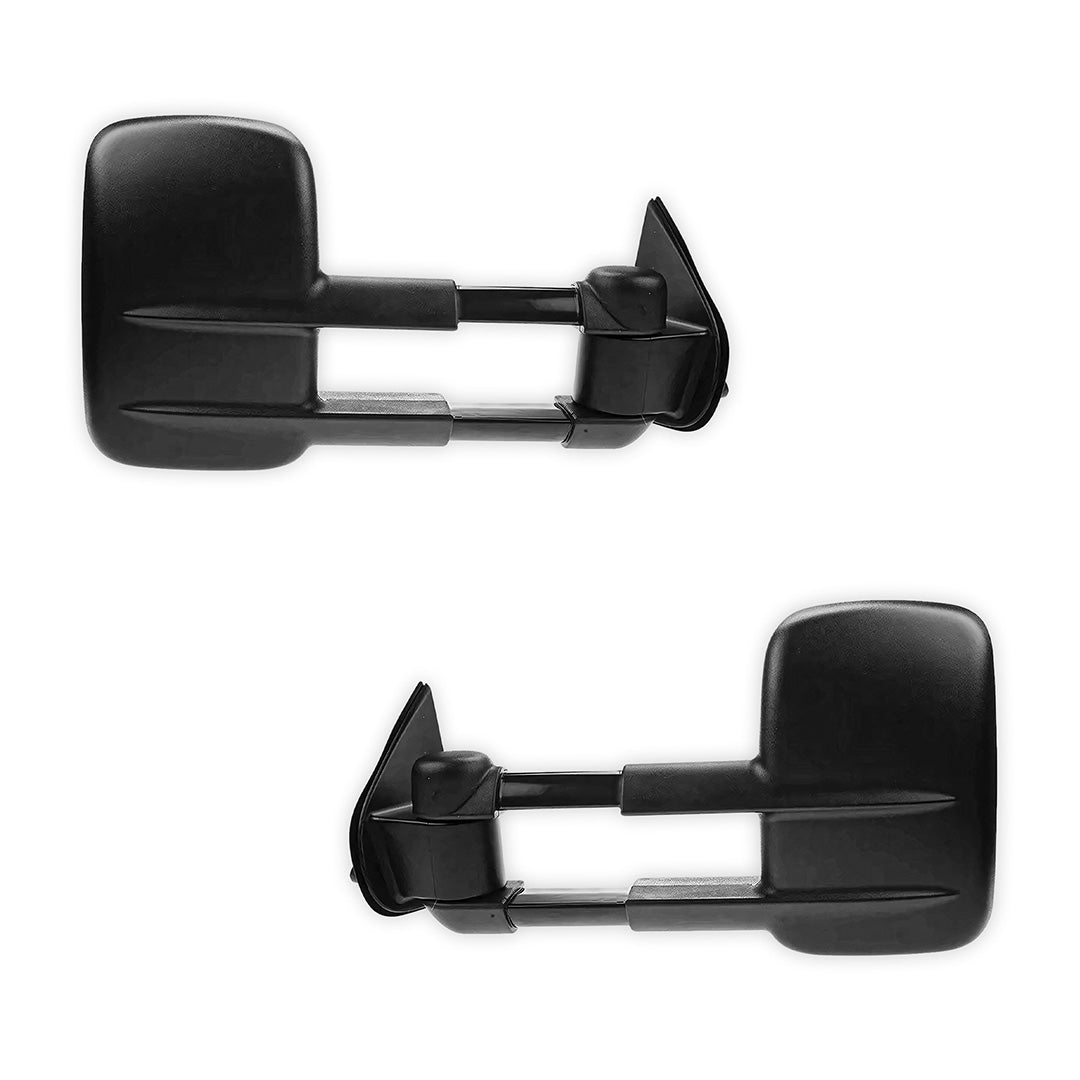 Holden Colorado RC (2008 - 2011) Black Extendable Towing Side Mirrors
