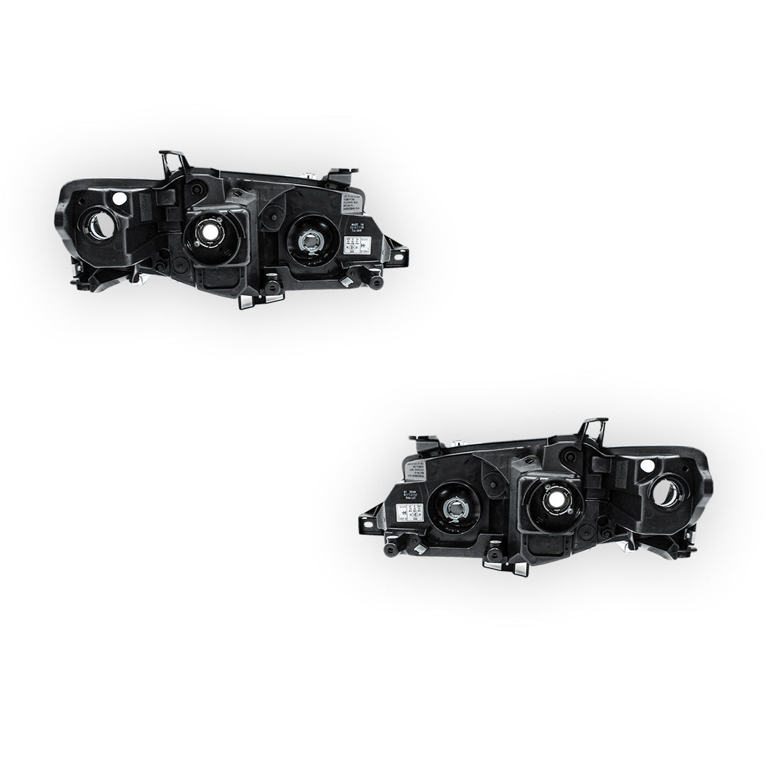 Ford Falcon FG Series 1 (2008 - 2011) Black OEM Style Headlights LH + RH