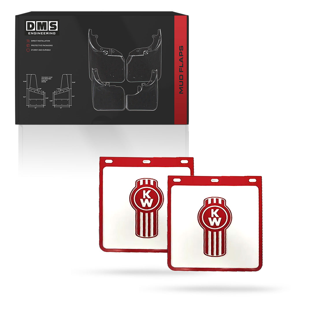 Genuine Kenworth Universal 23x25 cm Heavy Duty Mud Flaps