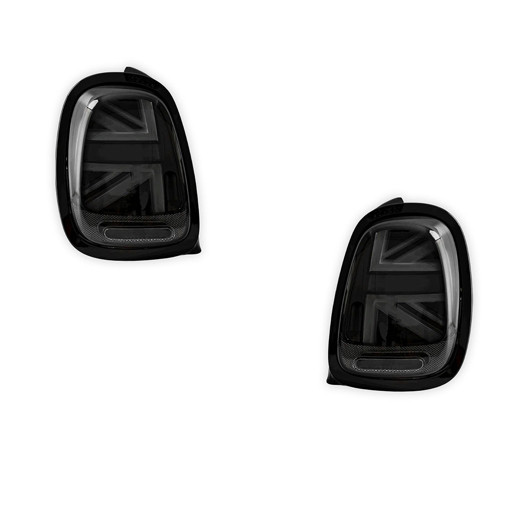 Mini Cooper F55 / F56 / F57 (2014 - 2018) Sequential Smoked Black LED Tail Lights LH + RH