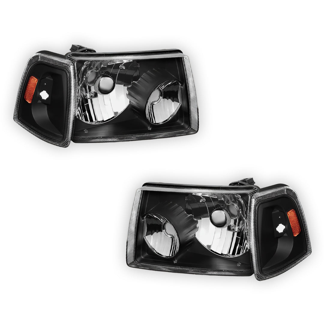 Ford Ranger (2001 - 2011) Replacement Headlights LH + RH