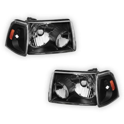 Ford Ranger (2001 - 2011) Replacement Headlights LH + RH