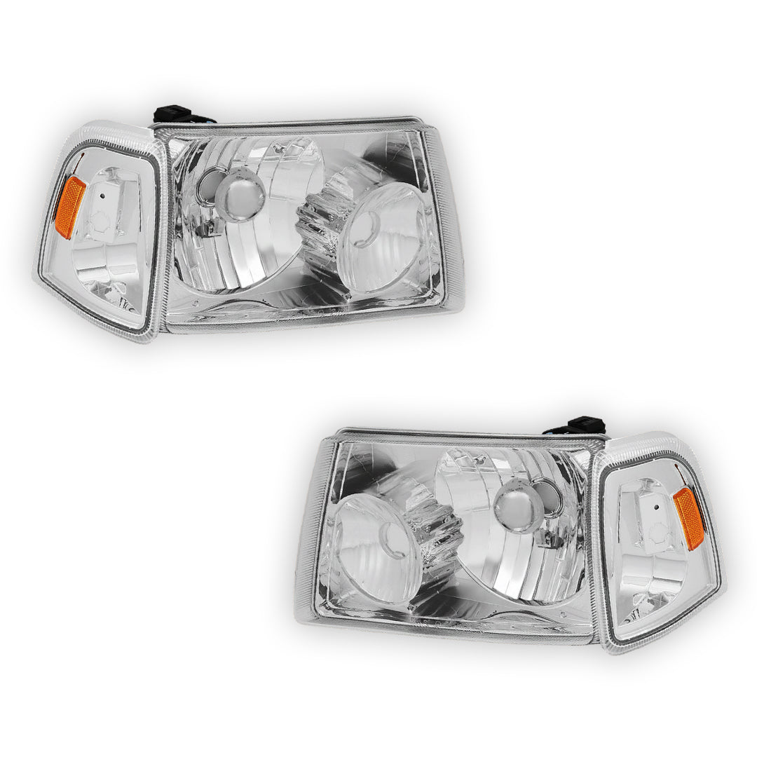 Ford Ranger (2001 - 2011) Replacement Headlights LH + RH