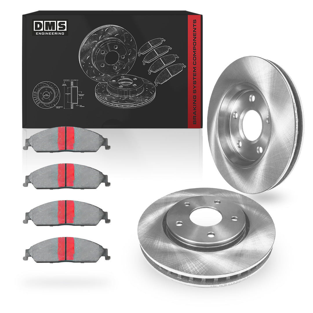 Holden Commodore VT / VU / VX / VY / VZ (1997 - 2006) Front Standard Brake Rotors and Brake Pads LH + RH