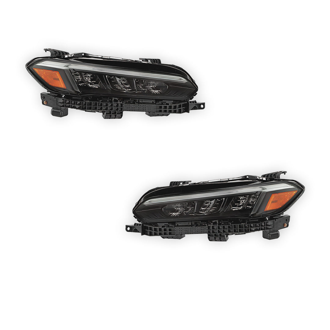 Honda Civic (2022 - 2025) Full LED Chrome Replacement Headlights LH + RH