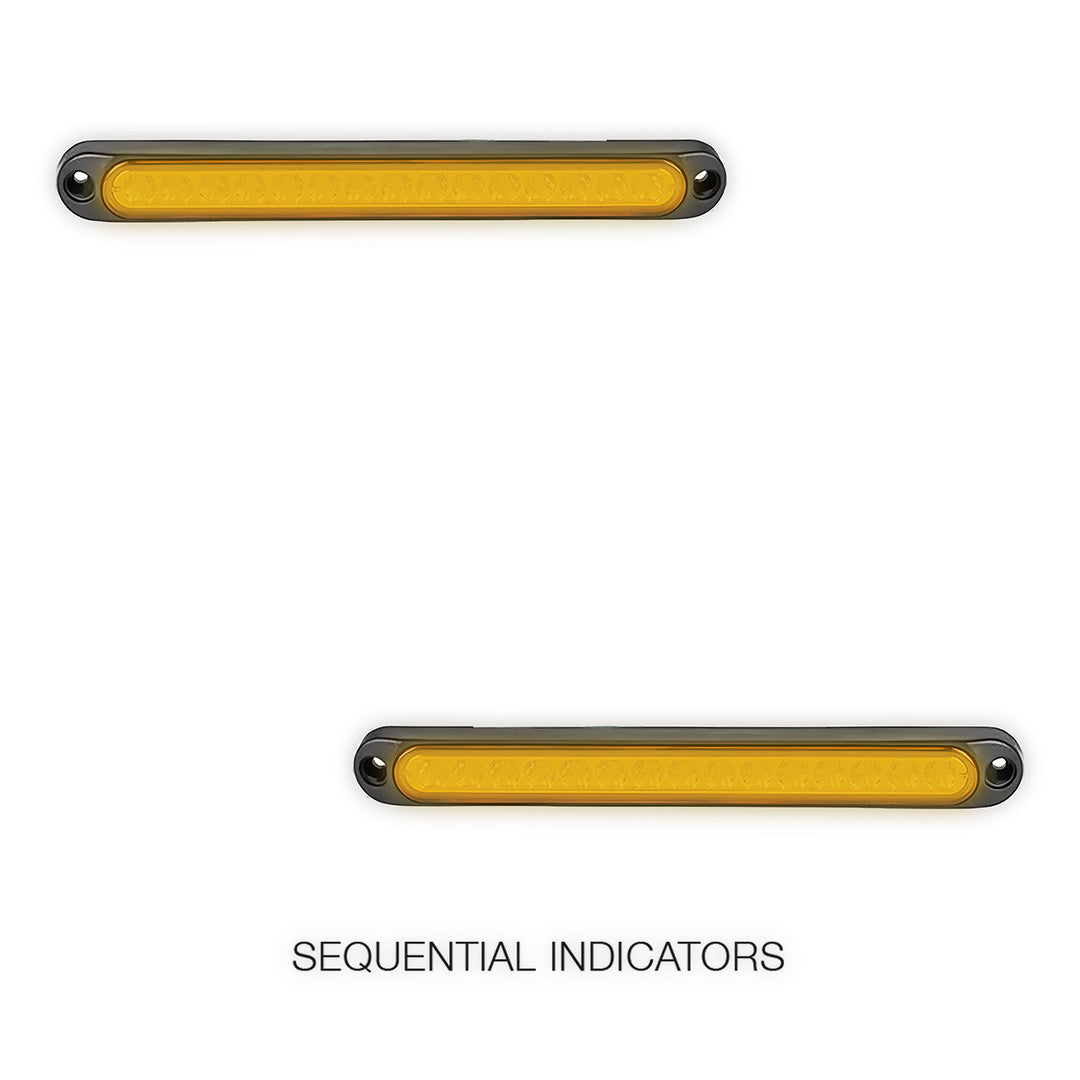 Universal Sequential LED Tail Lights for Utes / Trucks / Trailers LH + RH