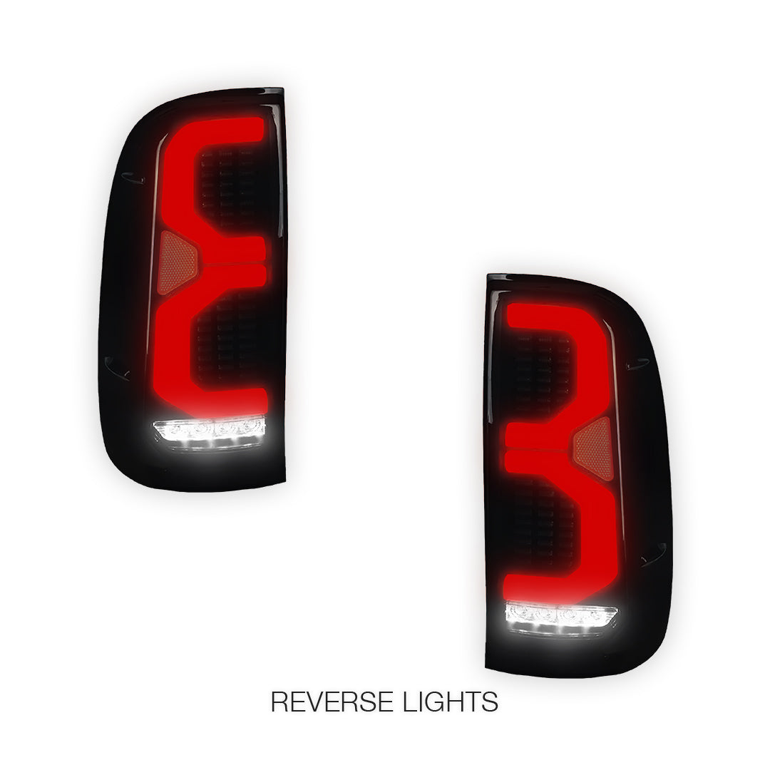 Toyota Hilux N70 (2005 - 2014) Smoked LED Tail Lights LH + RH