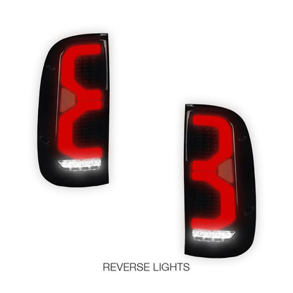 Toyota Hilux N70 (2005 - 2014) Smoked LED Tail Lights LH + RH