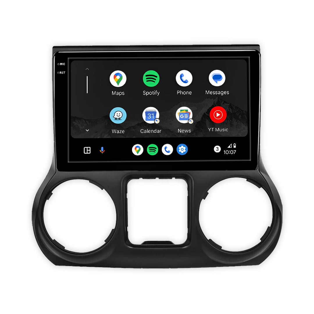 Jeep Wrangler JK RHD (2011 - 2014) 10.1" 13.3" Android Radio – Wireless Apple CarPlay & Android Auto