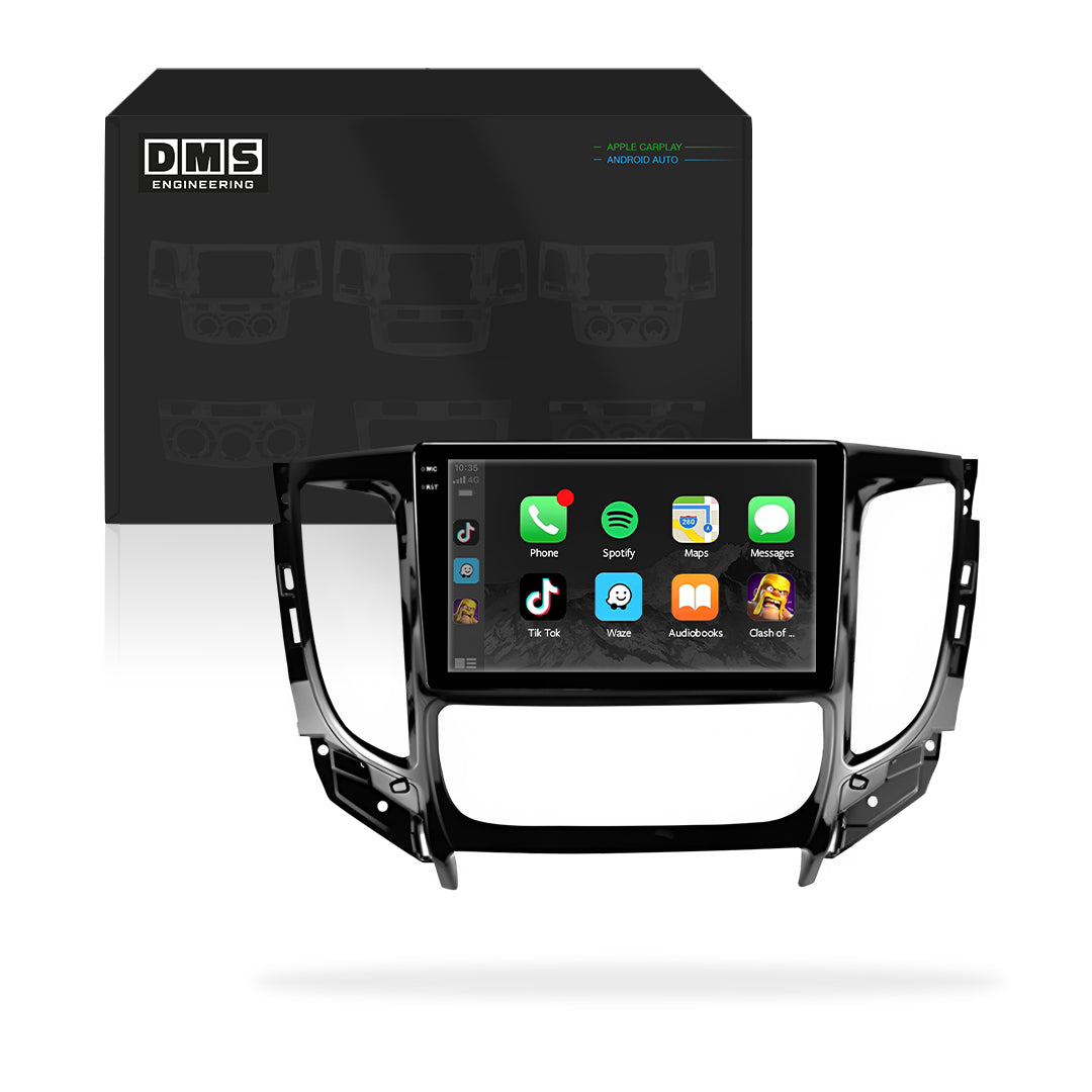 Mitsubishi Triton MQ / MR (2015 - 2019) 9" 13.3" Wireless Android 16 Head Unit for Apple CarPlay / Android Auto Manual AC Panel