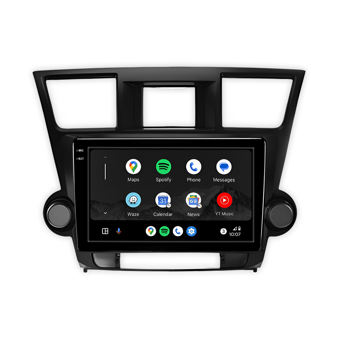 Toyota Highlander XU40 (2007 - 2013) 9" 10.1" 13.3" Android Radio – Wireless Apple CarPlay & Android Auto