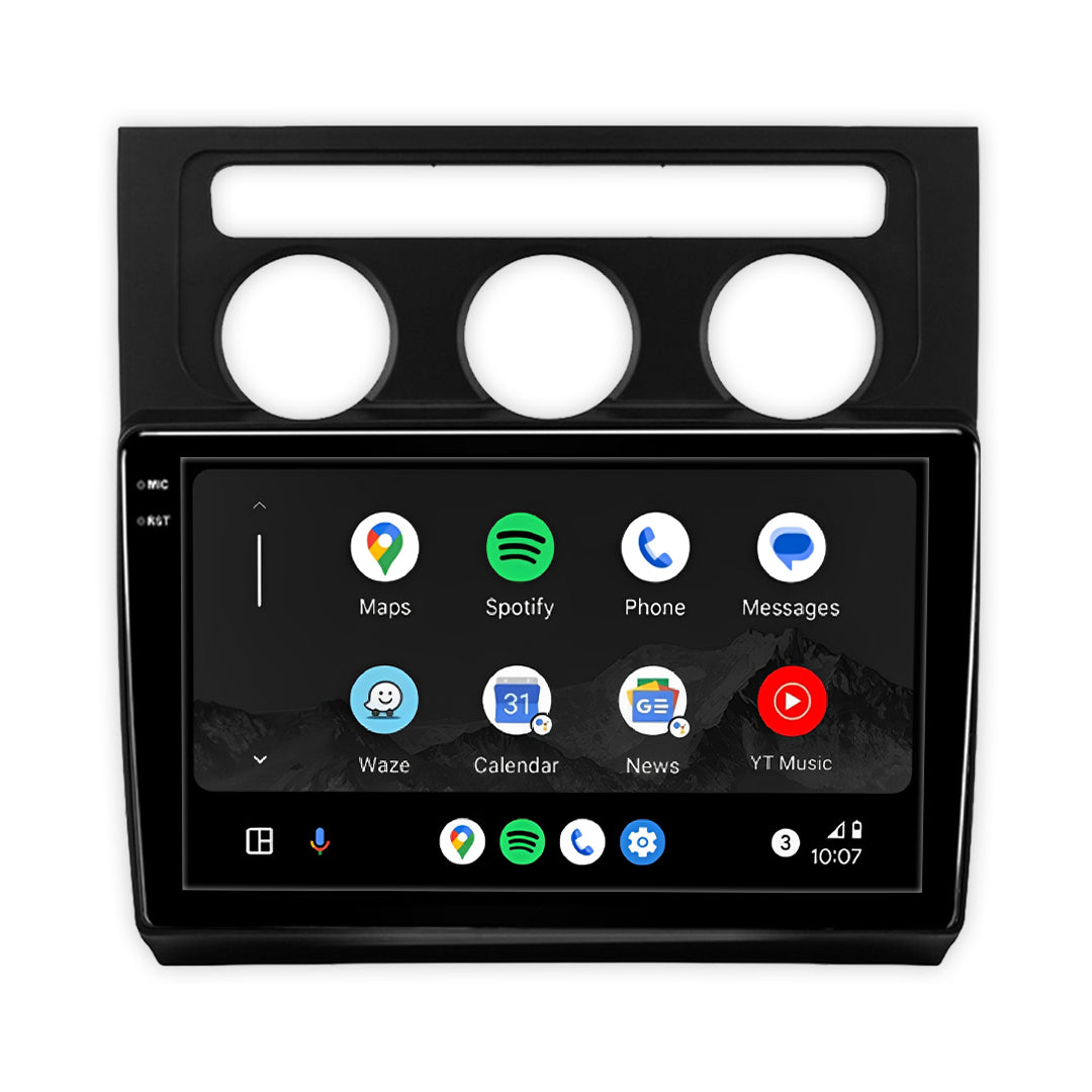 Volkswagen Touran 1T (2003 - 2014) 9" 13.3" Android Radio – Wireless Apple CarPlay & Android Auto Black Trim