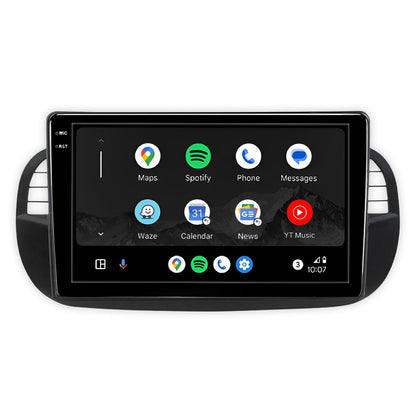 Fiat 500 Series 1 (2008 - 2014) 9" 13.3" Android Radio – Wireless Apple CarPlay & Android Auto