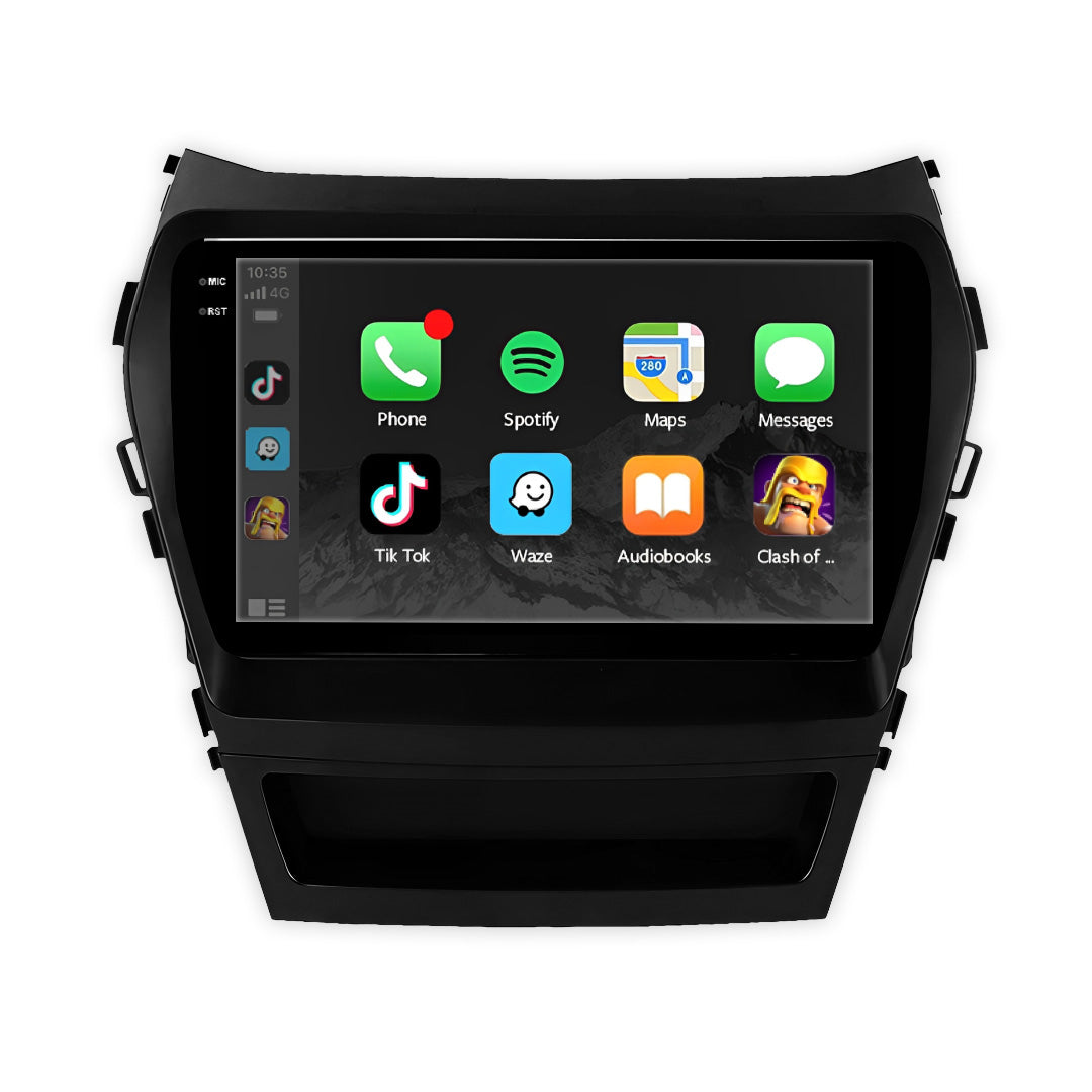 Hyundai Santa Fe DM (2013 - 2018) 9" 13.3" Android Radio – Wireless Apple CarPlay & Android Auto Small Factory Screen
