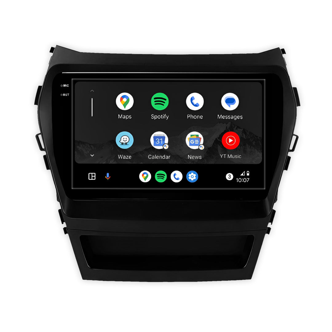Hyundai Santa Fe DM (2013 - 2018) 9" 13.3" Android Radio – Wireless Apple CarPlay & Android Auto Small Factory Screen