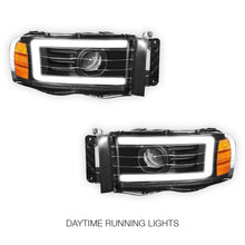 Dodge RAM 3500 (2002 - 2005) LED DRL Sequential Turn Signal Projector Headlights LH + RH