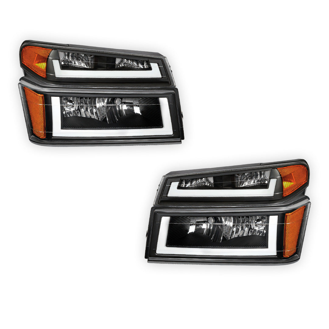 Chevrolet Colorado LS / LT (2004 - 2012) LED DRL Headlights LH + RH