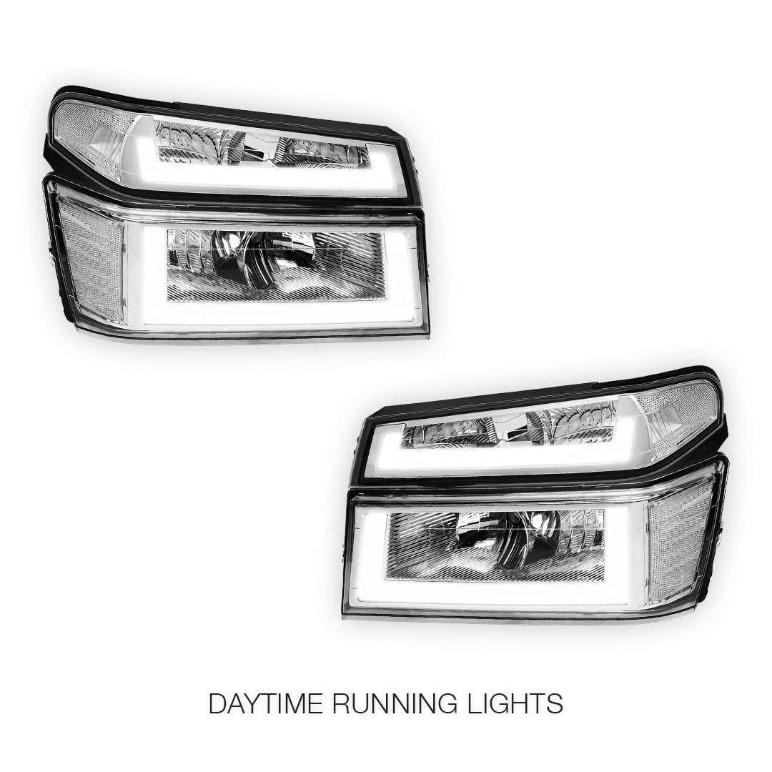 Chevrolet Colorado LS / LT (2004 - 2012) LED DRL Headlights LH + RH