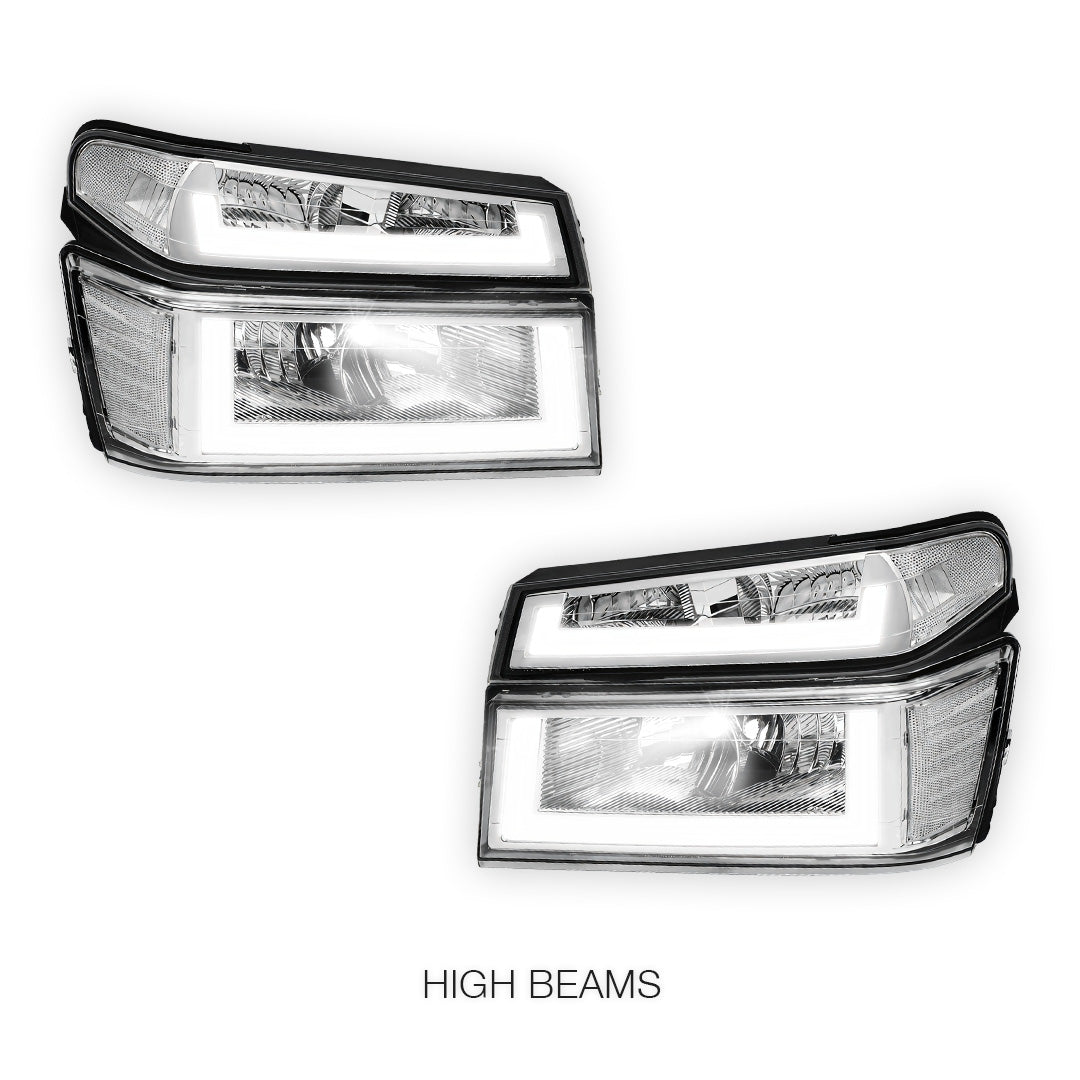 Chevrolet Colorado LS / LT (2004 - 2012) LED DRL Headlights LH + RH