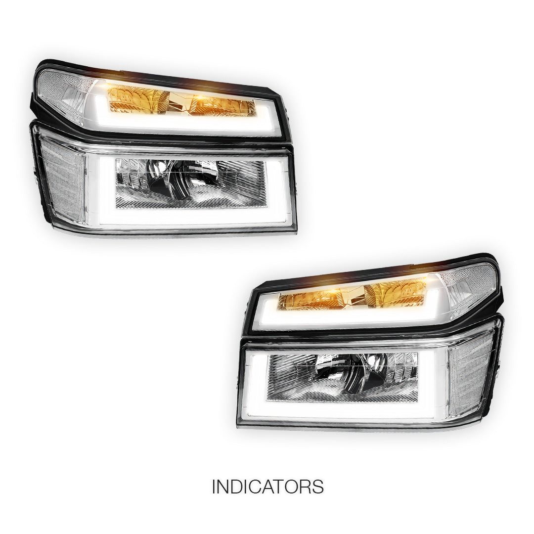 Chevrolet Colorado LS / LT (2004 - 2012) LED DRL Headlights LH + RH