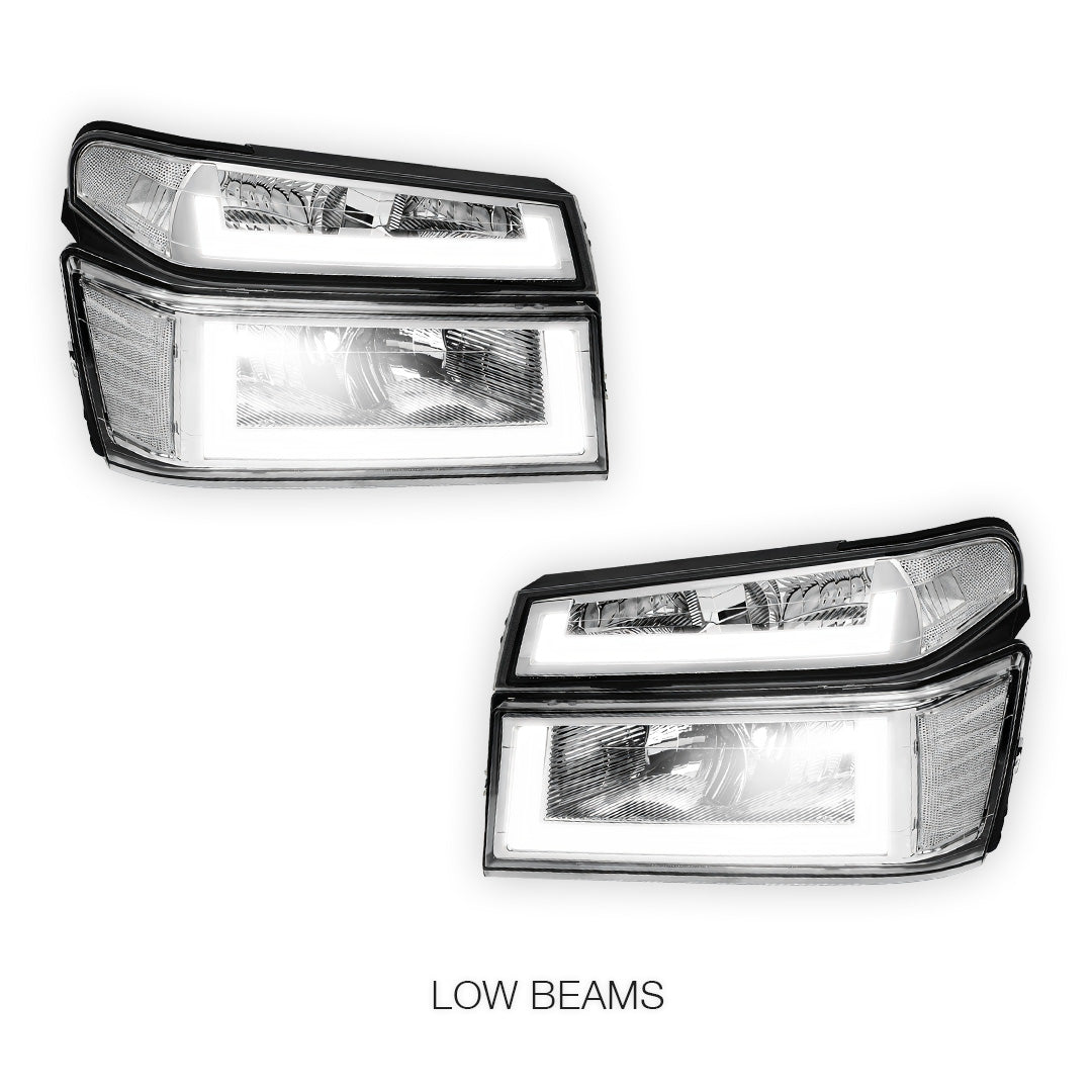 Chevrolet Colorado LS / LT (2004 - 2012) LED DRL Headlights LH + RH