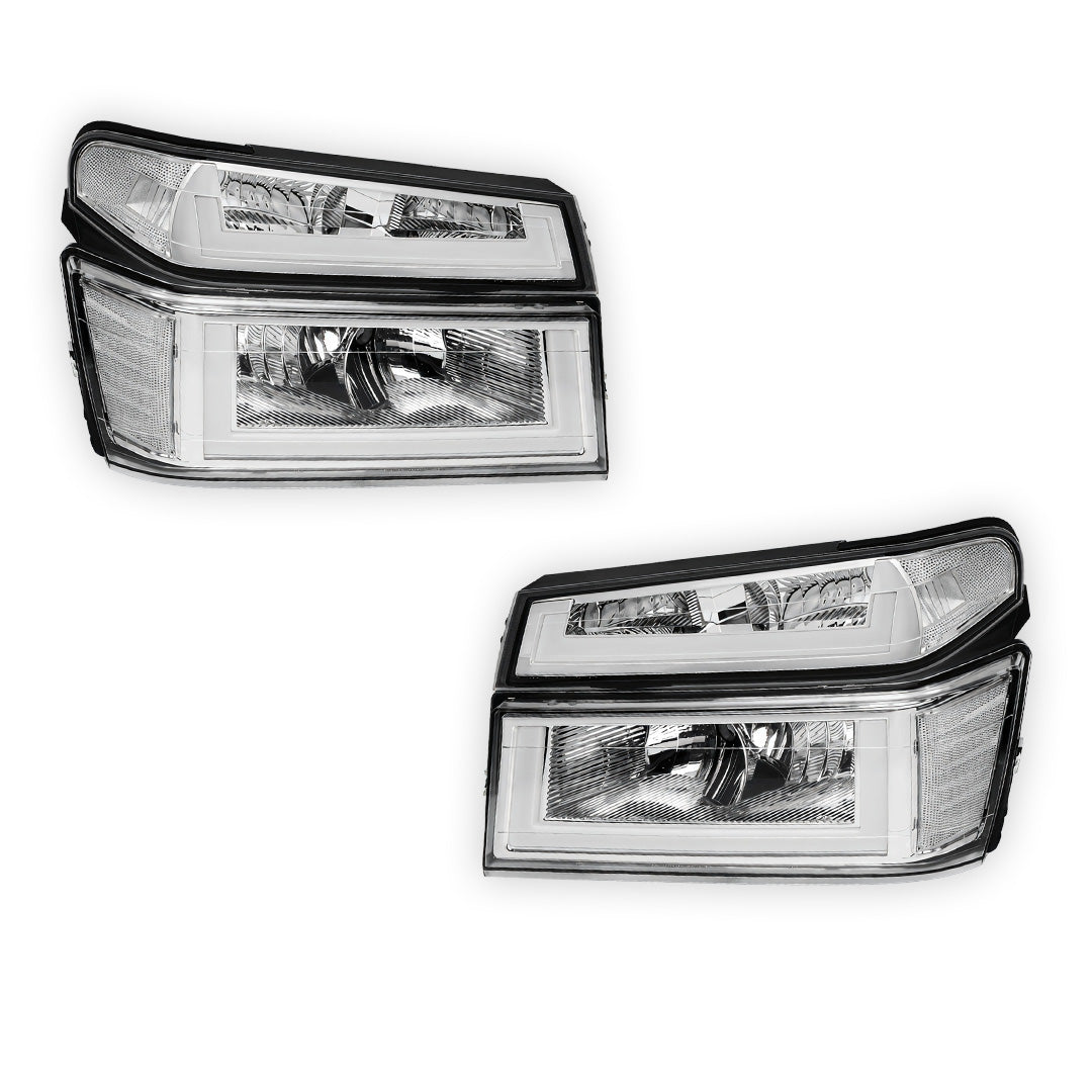 Chevrolet Colorado LS / LT (2004 - 2012) LED DRL Headlights LH + RH