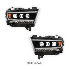 RAM 1500 (2019 - 2024) Full LED DRL Halo Turn Signal Headlights LH + RH