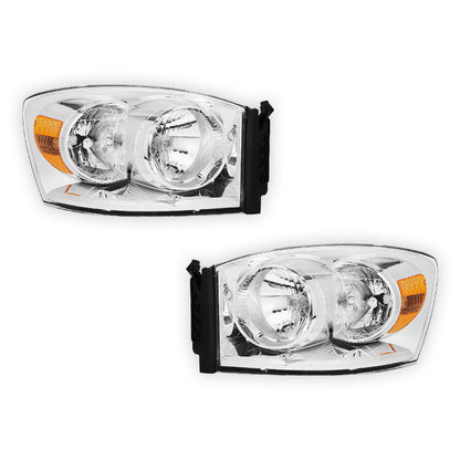 Dodge RAM 2500 (2006 - 2009) Replacement Headlights LH + RH