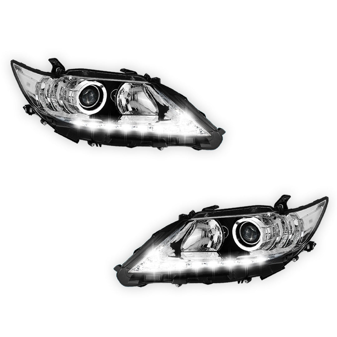 Lexus ES350 (2013 - 2015) LED DRL Replacement Projector Headlights LH + RH