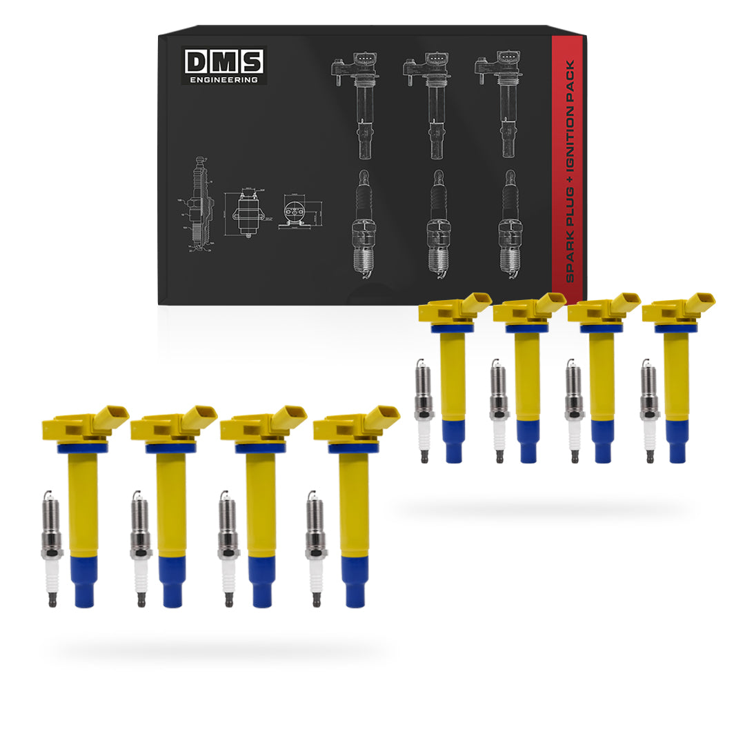 Toyota LandCruiser 100 Series (1998 - 2007) 4.7L Ignition Coils and Spark Plugs Complete Set