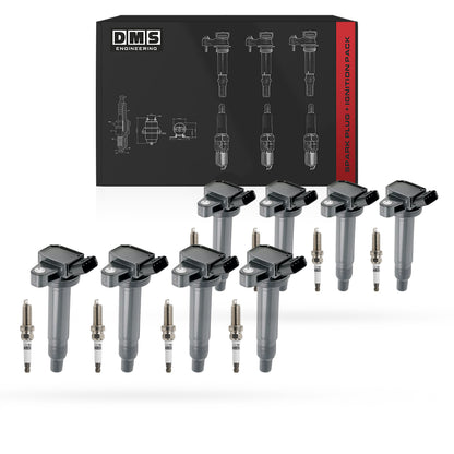 Lexus LX 470 J100 (1998 - 2008) 4.7L Ignition Coils and Spark Plugs Complete Set