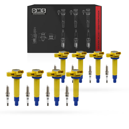 Lexus LX 470 J100 (1998 - 2008) 4.7L Ignition Coils and Spark Plugs Complete Set