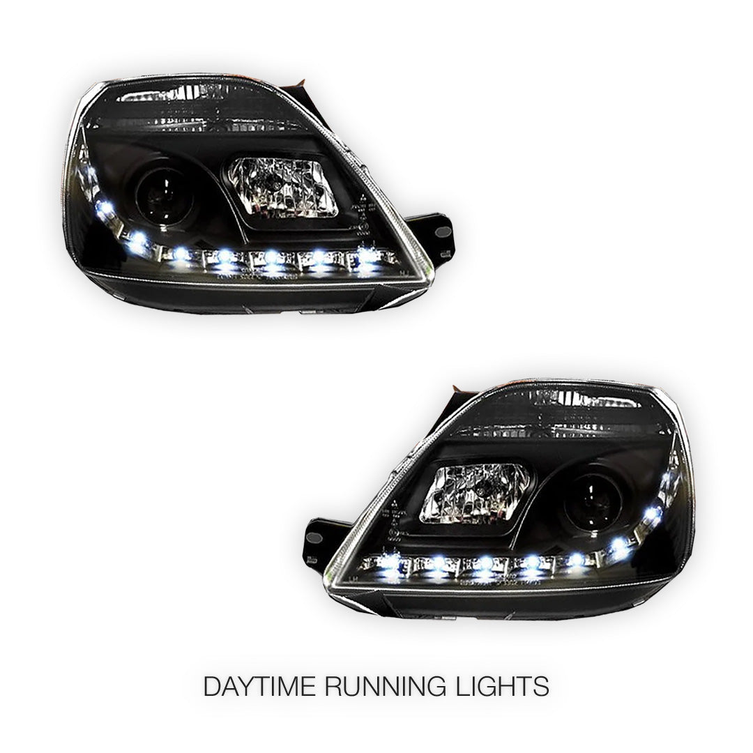 Ford Fiesta WP / WQ (2003- 2008) LED DRL Projector Headlights LH + RH