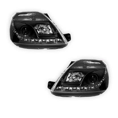 Ford Fiesta WP / WQ (2003- 2008) LED DRL Projector Headlights LH + RH