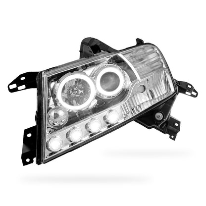 Mitsubishi Pajero NM / NP (2000 - 2006) High power LED Angel Eyes Projector Headlights LH + RH