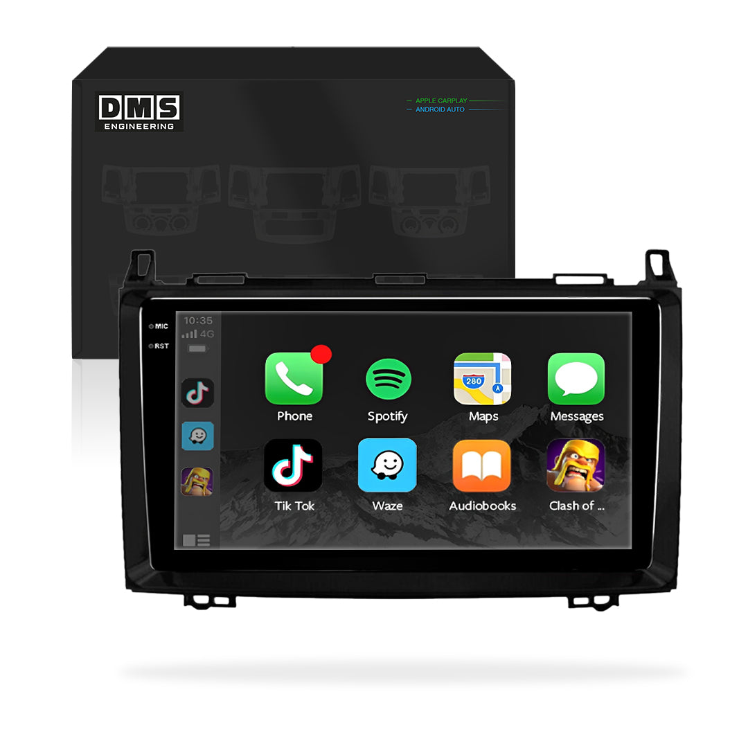 Mercedes-Benz Sprinter / 2500 / 3500 / W906 (2006 - 2012) 9" Wireless Android 16 Head Unit for Apple CarPlay / Android Auto
