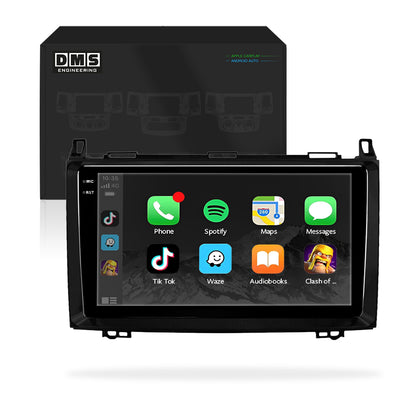 Mercedes-Benz Sprinter / 2500 / 3500 / W906 (2006 - 2012) 9" Wireless Android 16 Head Unit for Apple CarPlay / Android Auto