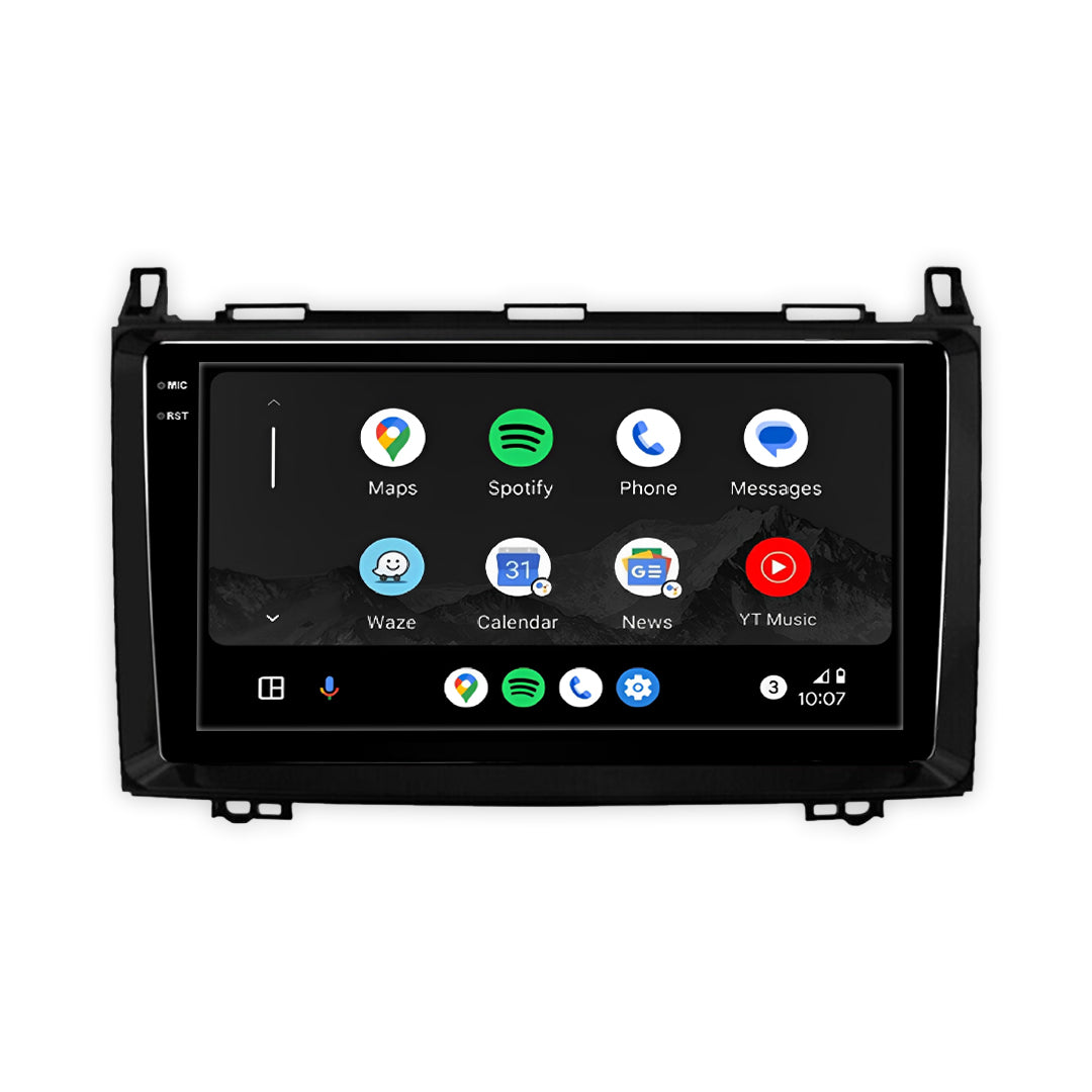 Mercedes-Benz Sprinter / 2500 / 3500 / W906 (2006 - 2012) 9" Wireless Android 16 Head Unit for Apple CarPlay / Android Auto