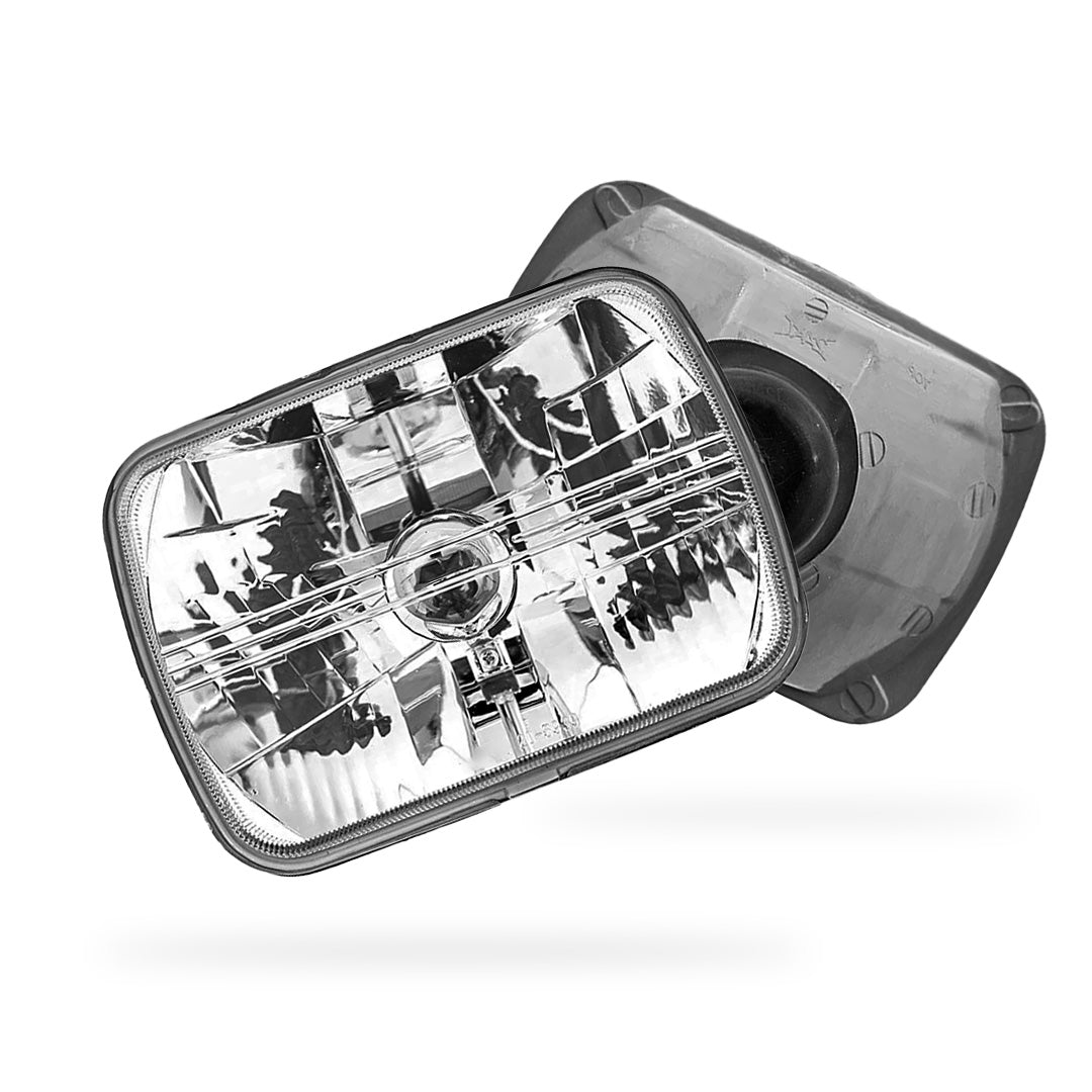 Toyota HiAce H50 / H60 / H70 / H100 (1985 - 1998) Headlights with H4 Globe Glass Lens LH + RH