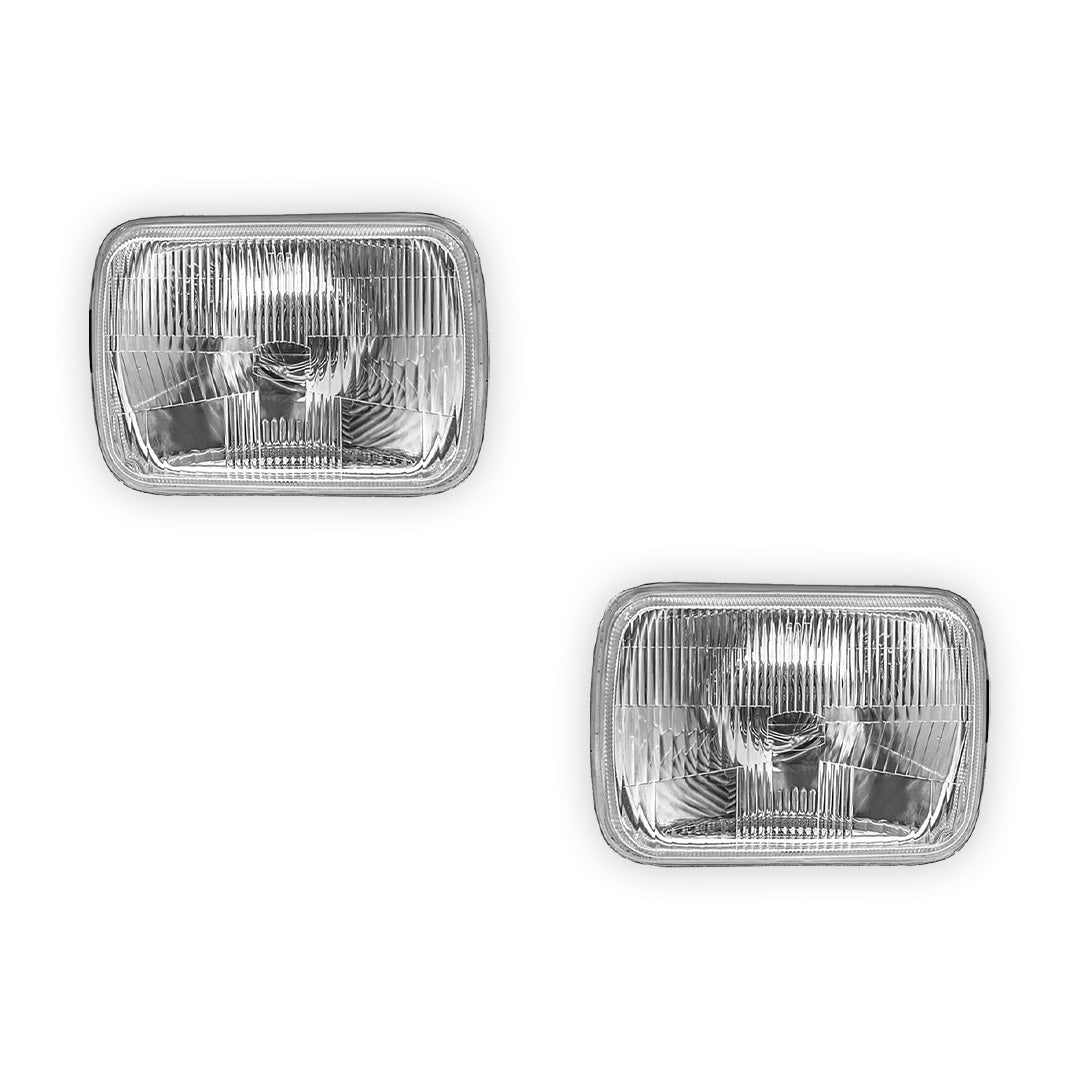 Toyota HiAce H50 / H60 / H70 / H100 (1985 - 1998) Headlights with H4 Globe Glass Lens LH + RH