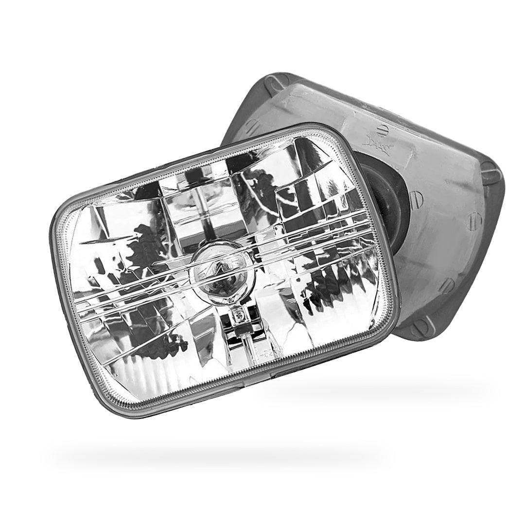 Toyota HiLux N30 / N40 / N50 / N60 (1980 - 2005) Headlights works with H4 Globe Glass or Plastic Lens LH + RH