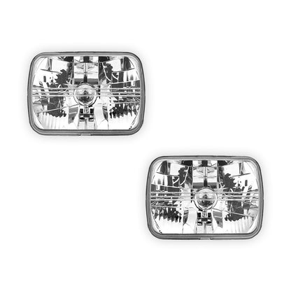 Toyota HiLux N30 / N40 / N50 / N60 (1980 - 2005) Headlights works with H4 Globe Glass or Plastic Lens LH + RH