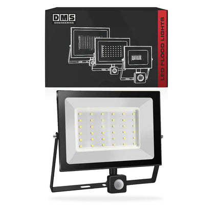 LED Flood Light with PIR Motion Sensor