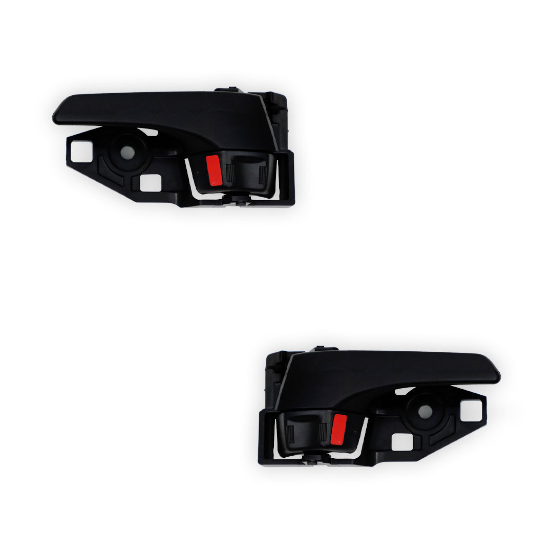 Toyota Hilux N80 (2017 - 2025) Black Front-Rear Inner Door Handle Covers LH + RH