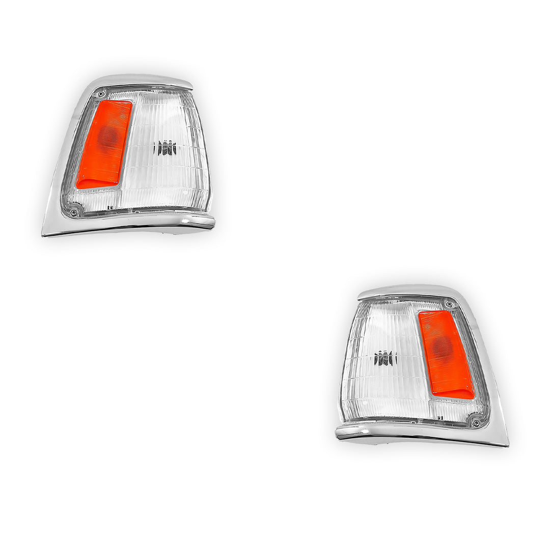 Toyota HiLux N50 (1988 - 1991) Chrome Corner Lights LH + RH