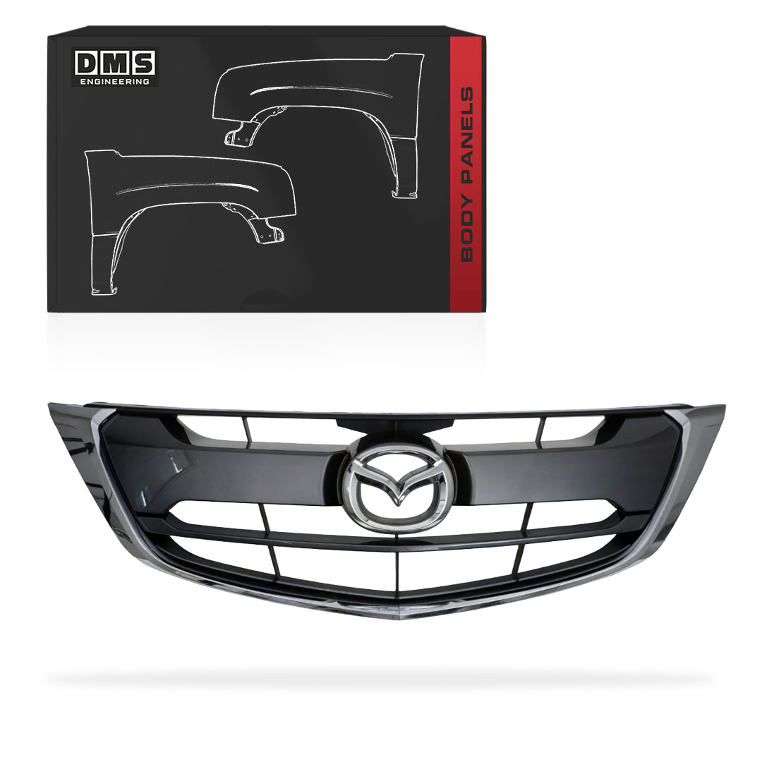 Mazda BT-50 UR (2015 - 2018) Metallic Grey with Chrome Moulding Grille